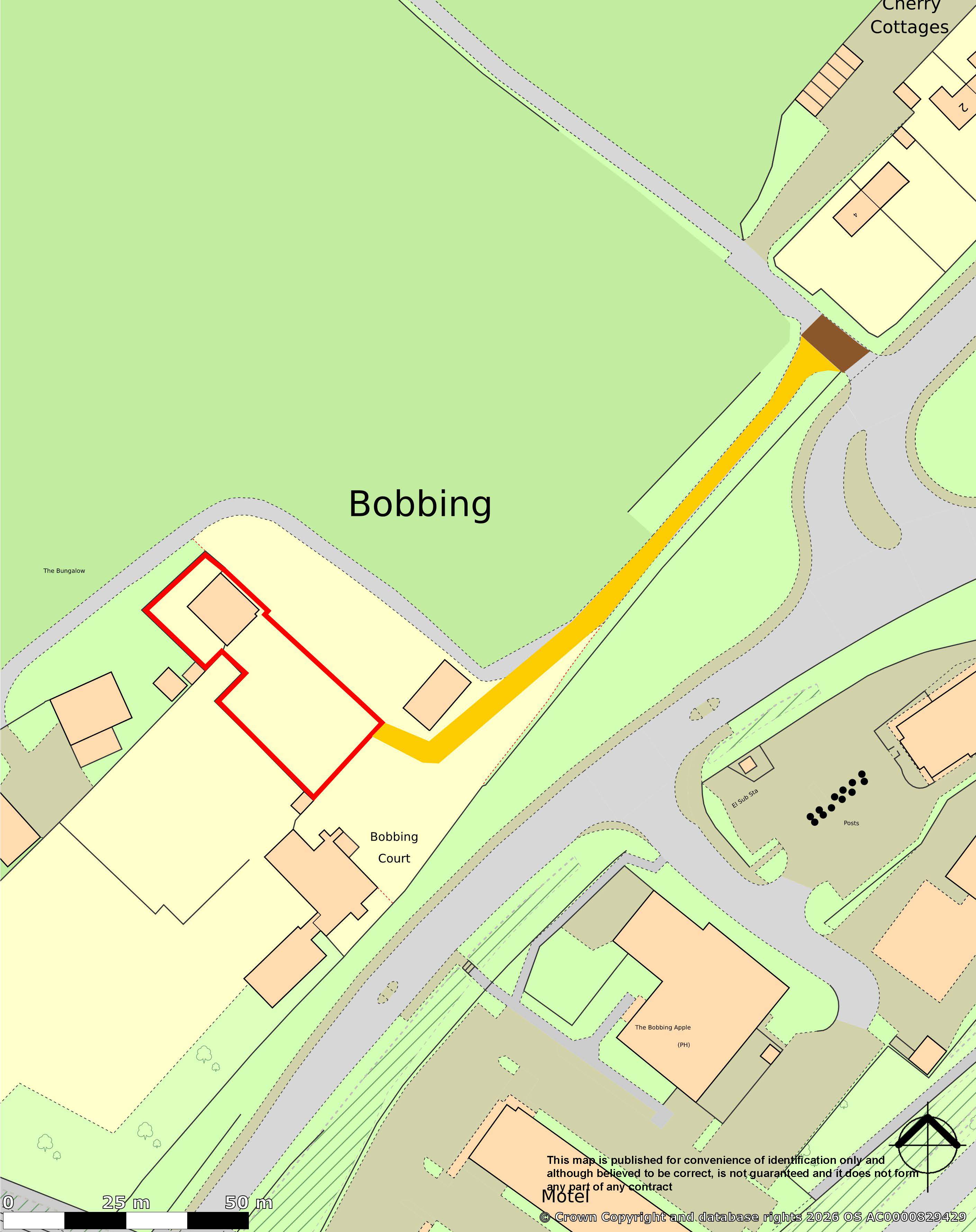 Lot: 100 - DETACHED THREE-BEDROOM BUNGALOW - RESIDENTIAL INVESTMENT - Location Plan